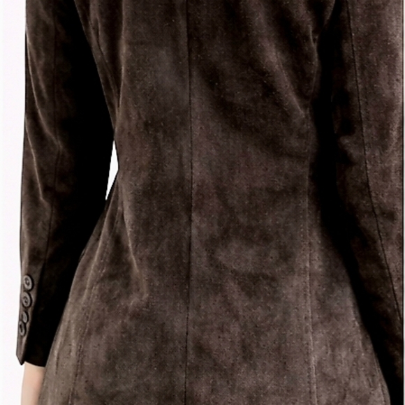 Suzy Shier Dark Brown Blazer - Picture 2 of 3
